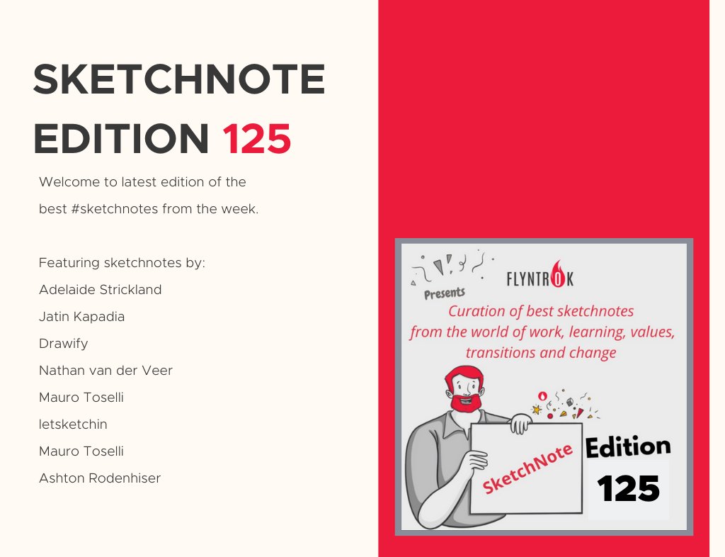 flyntrok's tweet photo. Last week was #worldsketchnoteday so for Edition 125, we thought we would keep the celebration going by highlighting some of the sketchnotes that emerged including: 
🎨The 101 of Sketchnoting 
🎨How you can use it in your daily life  
🎨How people got started https://t.co/9AcoNohsJ4