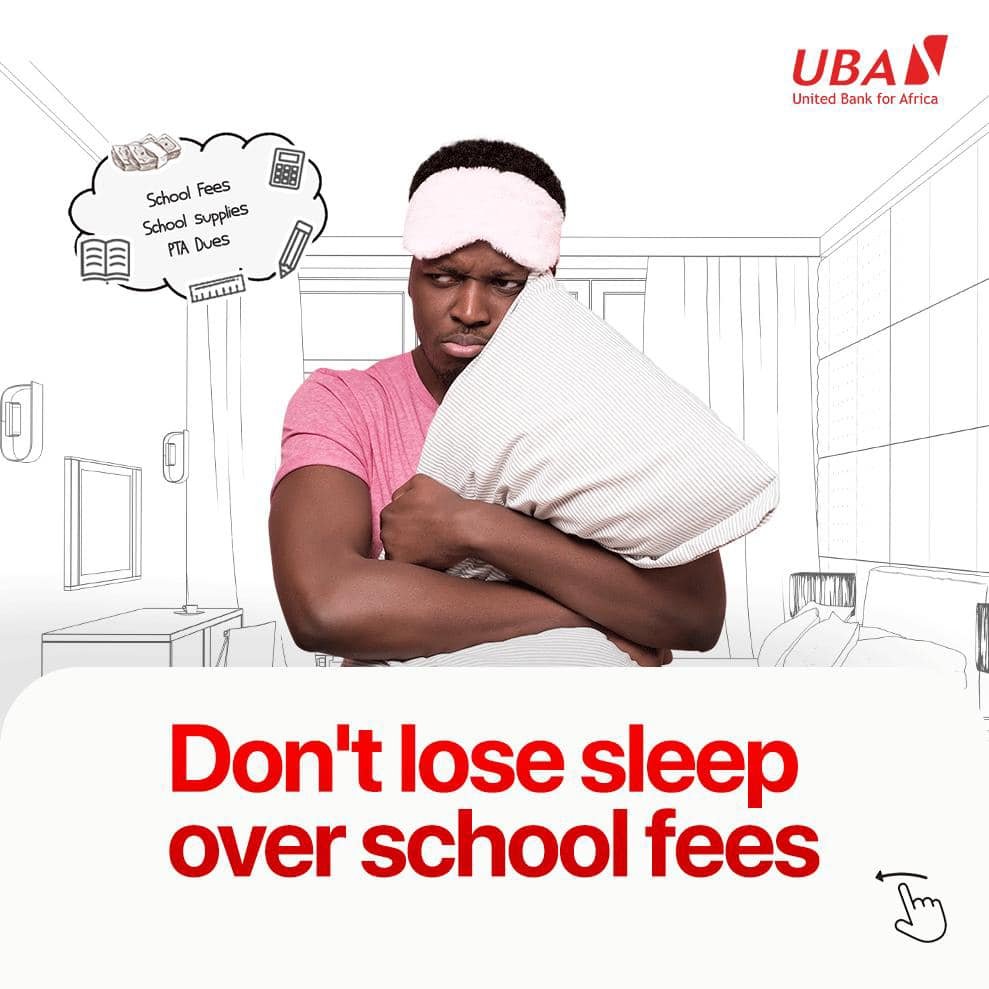 Your kids deserve the best including a sound education. Don't lose sleep over school fees, Visit any UBA branch countrywide and apply for a Salary loan of up to 270 million to cater for school fees and other school expenses and pay back mpola mpola. Read more:…