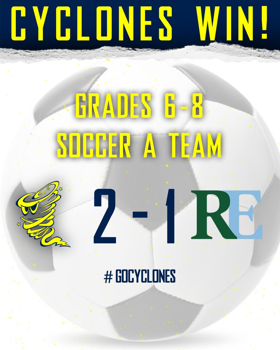 The Grades 6-8 Soccer A Team beat the Ransom Everglades Raiders 2-1 in penalty kicks in the SFMSC Semifinals advancing them to the finals today at Gulliver-MCK Campus at 4PM! #gocyclones #soccer #sfmsc #cssh #carrollton #WeAreSacredHeart