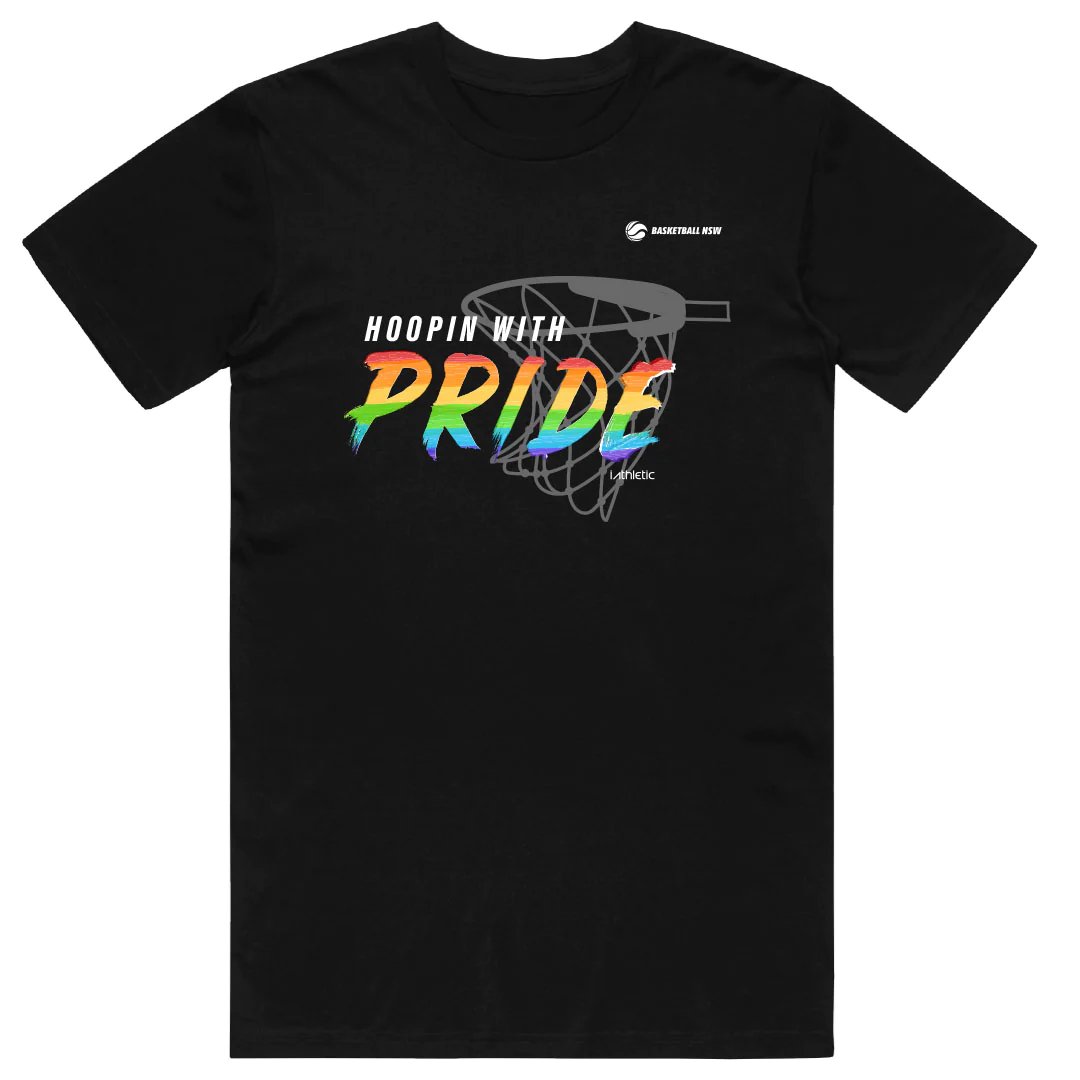 Thanks to iAthletic, $5 from every Hoopin with Pride apparel item sold gets donated to Pride in Basketball. The funds will be used to deliver LGBTQ Awareness Training sessions across NSW.
iathletic.com.au/collections/ba…
#HoopinWithPride
#WeAreBasketball
#WeAreNSW
#BasketballEveryonesGame