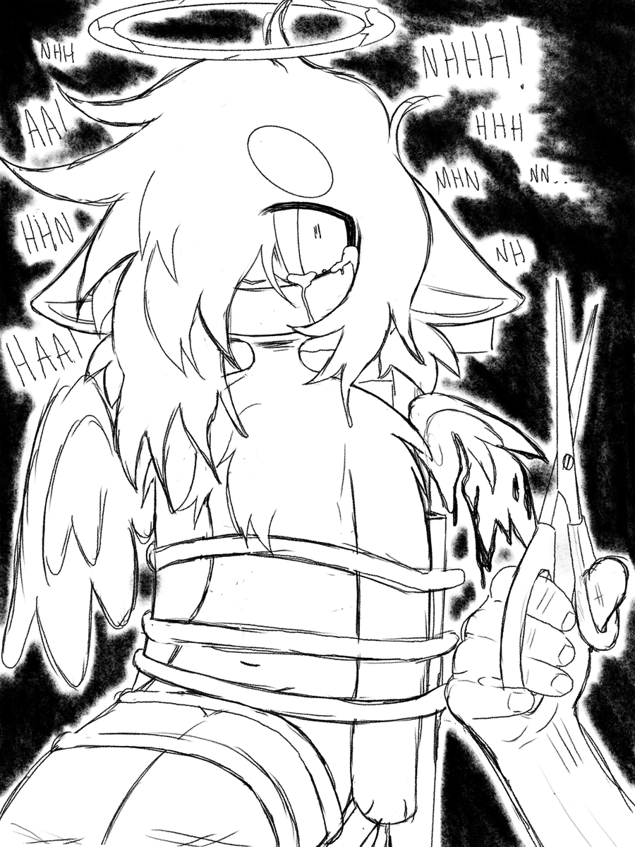 nstlgiia's tweet photo. (wip) shes getting her wings clipped 

:) https://t.co/eUFyyTuR3R