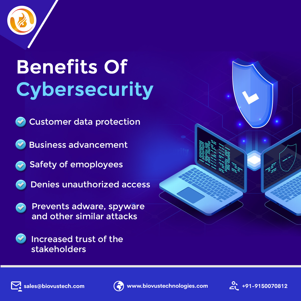 biovustechonol1's tweet image. Elevating Cybersecurity through Innovation! Join us in the mission to secure digital frontiers.#CybersecurityEvolved #SecureDigitalFuture #InfoSecInnovators
Visit us:biovustechnologies.com/data-security.… #biovustech #biovus #TopCyberSecurityCompaniesInIndia
