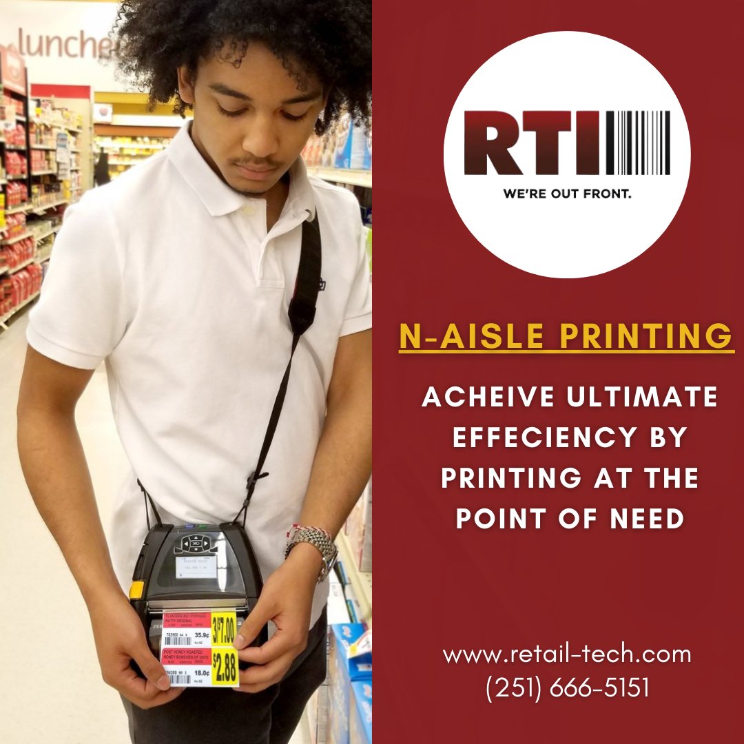 With rising labor costs, retailers aim to cut operational expenses without compromising customer service or employee satisfaction. Printing signs, labels and shelf talkers in-aisle minimizes unnecessary steps, allowing employees to stay on the floor for better customer service.