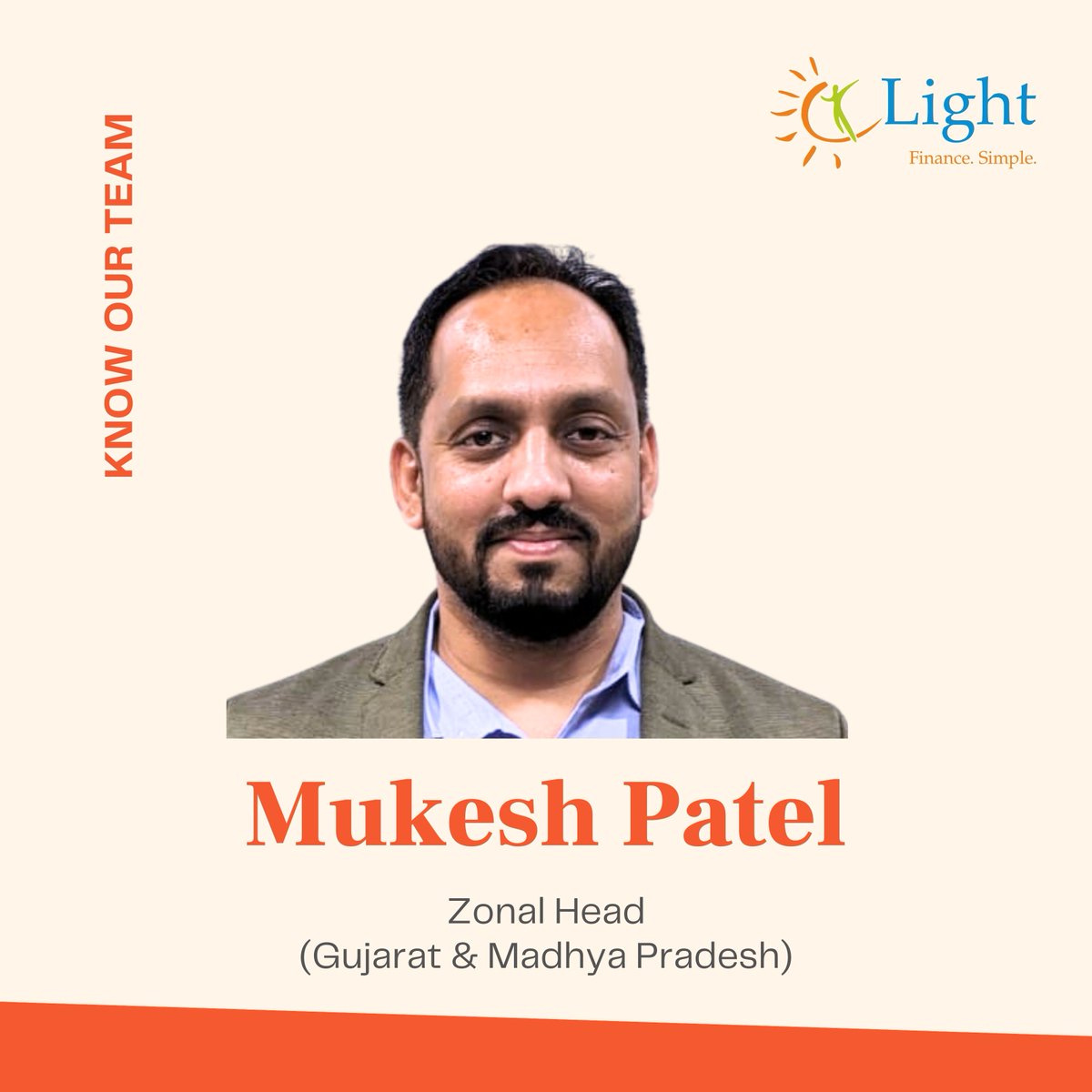 LightMFin's tweet image. Highlighting Mukesh Patel, our accomplished Zonal Head since November '23 and a valued member of the @LightMFin  family, whose persuasive skills have played a key role in engaging rural communities and driving growth in Gujarat and Madhya Pradesh.
#LightTeam #wearelight