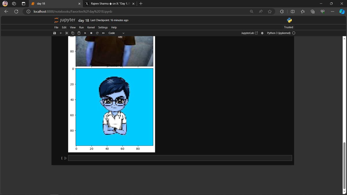 rajeev_inr's tweet photo. Day 18.
Implemented K-Means clustering on image data using Python.
#366DaysOfCode #knearest #cluster #image #data https://t.co/b5Yhk1I4eE