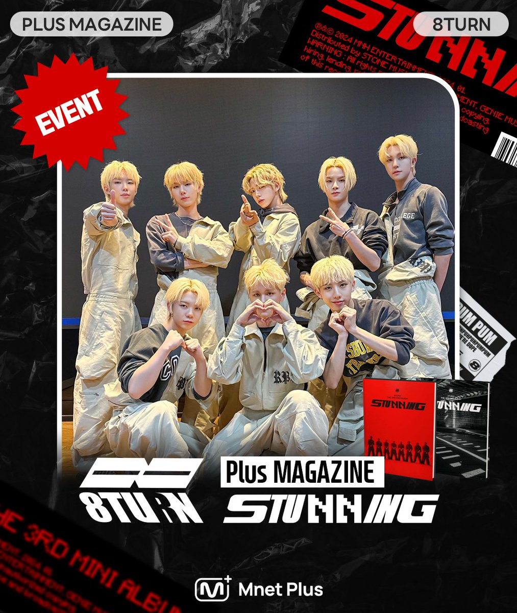 mnetplus's tweet photo. [#MnetPlus] #Plus_Magazine | MCD INTERVIEW | “Ru-pu-pum, pum!”

📢EVENT
@mnetplus 팔로우 후
답글로 에잇턴에게 응원 댓글을 남겨주세요!
추첨을 통해 5분께 사인 앨범을 드려요(~1.24)
RT+💙하면 당첨확률UP

Watch More▶ https://t.co/LPGWSVT0h8

#엠넷플러스
#8TURN @8TURN_official https://t.co/z3g5uojh1f