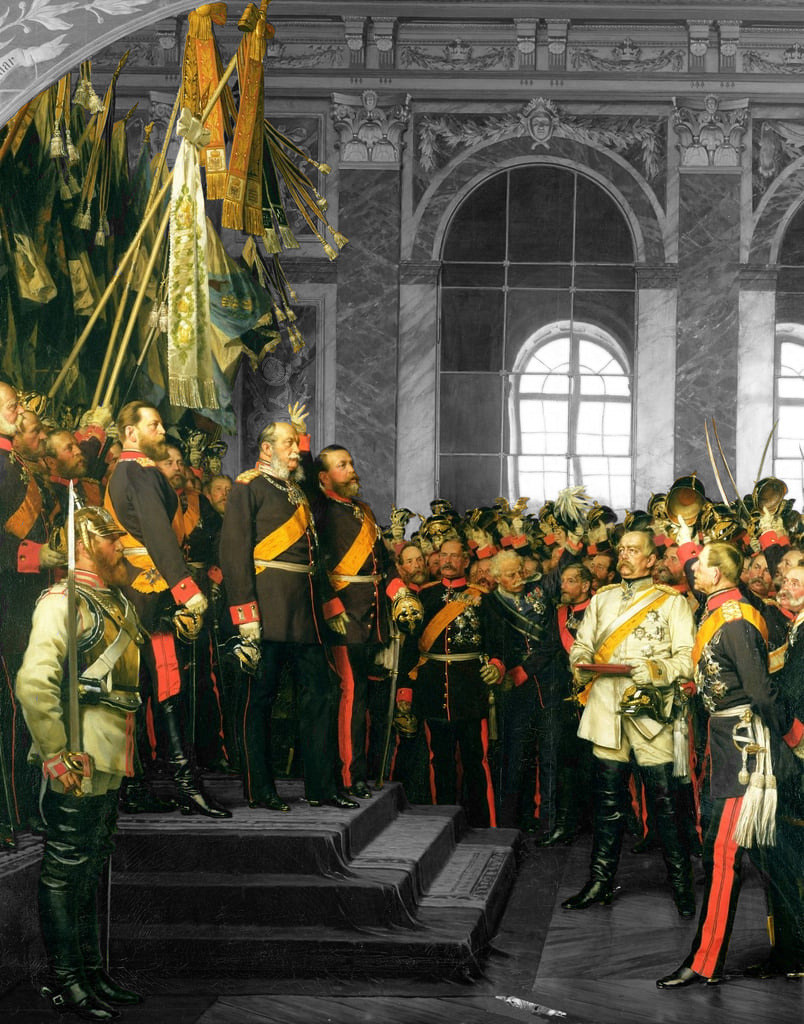 MasterpiecesIn's tweet photo. 🚨A THREAD🚨

On 15 January 1871, the painter Anton von Werner received a curious telegram: "If you manage to reach Versailles before the 18th of January, you will witness an event worthy of your brushes".

What was going on in France? 👇 https://t.co/XurgUXcB2C