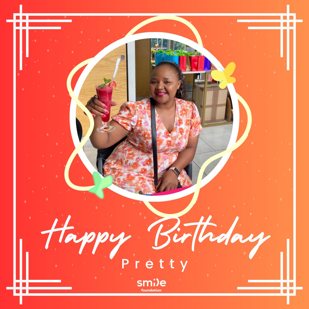 SmileFundSA's tweet image. Happy Birthday, Pretty! 
Today we celebrate the wonderful Pretty, a beacon of positivity and a crucial member of the Smile Foundation family! 🌟 Your dedication to spreading joy and making a difference is truly remarkable. 
#HappyBirthdayPretty #SmileMaker #CelebratingJoy