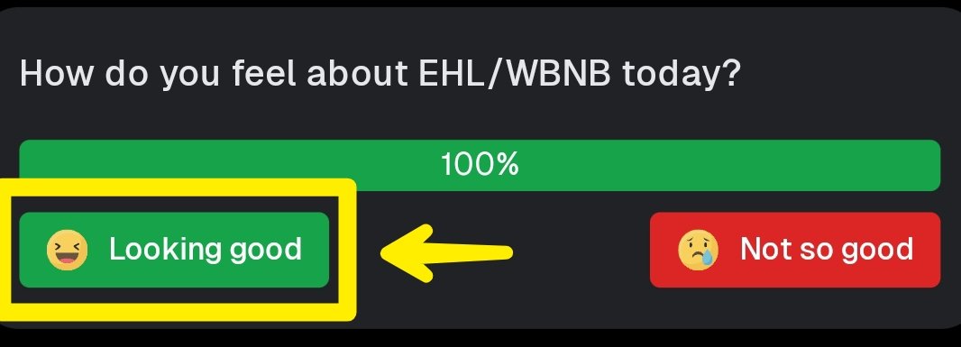 $EHL holding strong 💪
Presale buyers already in profit 💵😍🎉

Show your support by visiting the link ➡️ geckoterminal.com/bsc/pools/0x22…

Scroll down and Click on Looking Good 😊

#EHL #Bullish #Blockchain #Binance #BNB