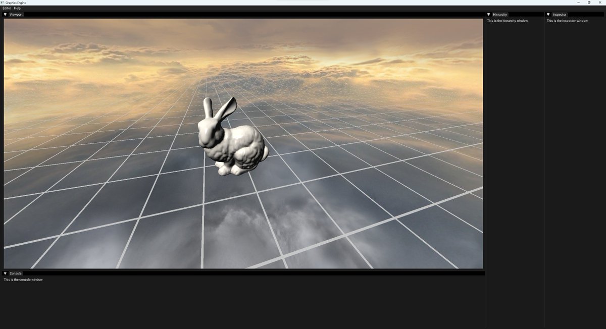 deg3x's tweet image. Is it really a graphics engine without an editor?
(Probably yes but I started working on one regardless)
#gamedev #graphics #opengl