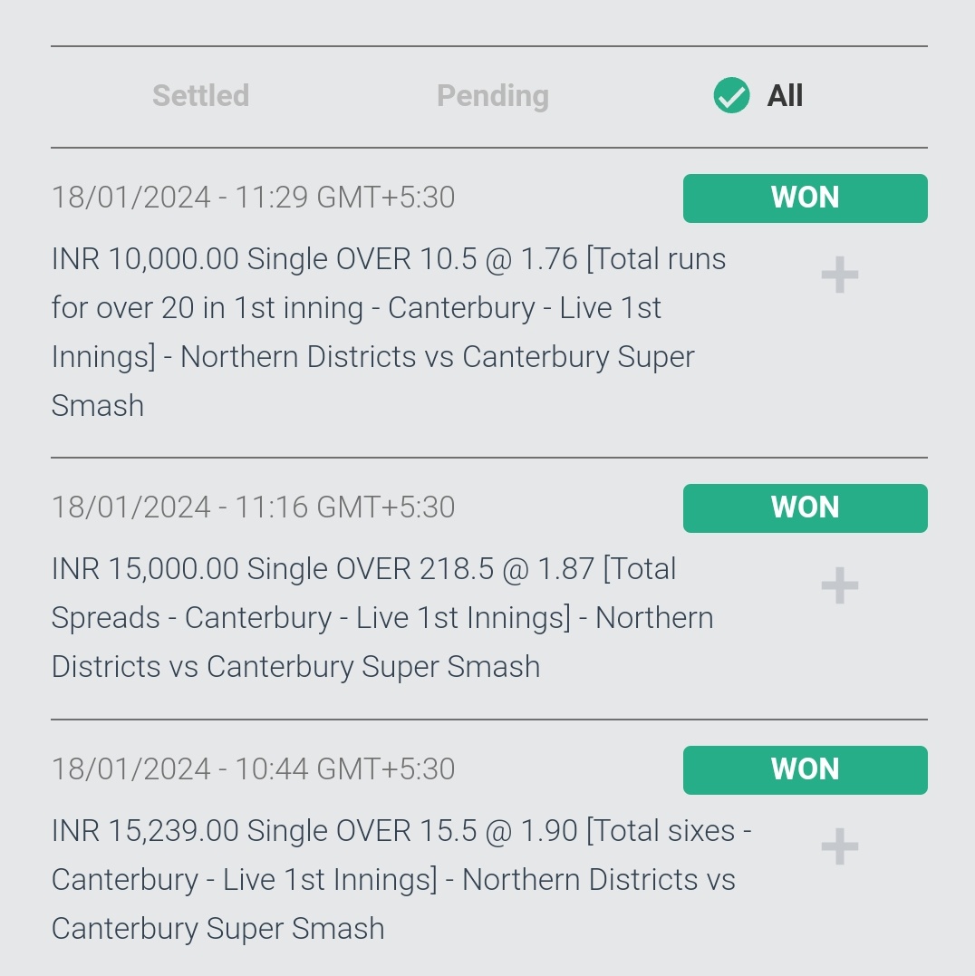 That's some unbelievable hitting from Bevon Jacob's ❤️❤️❤️❤️
Thank you so much mate that last over 4 sixes 😎😎💰💰💰🤑🤑💸💸💸🔥🔥🔥🔥🌟🌟🌟🌟🌟
Another 💯k l+ day 
This is ain't stopping 🔥🔥🔥💸💸💸💯💯😎😎😎

#SuperSmashNZ 
#CricketTwitter
#SA20
#WNCL
#GamblingX