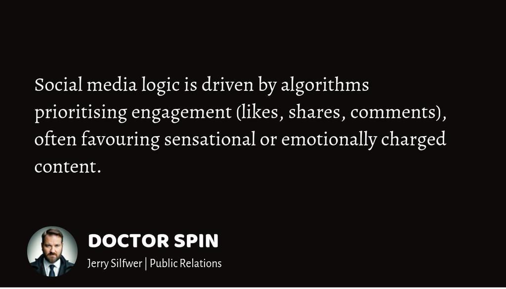 SpinAcademyPR's tweet photo. Social media logic puts a greater emphasis on user engagement and interaction.

Read more 👉 https://t.co/dz3p6q7Czm

#PublicRelations https://t.co/LUcGZvE5Vn