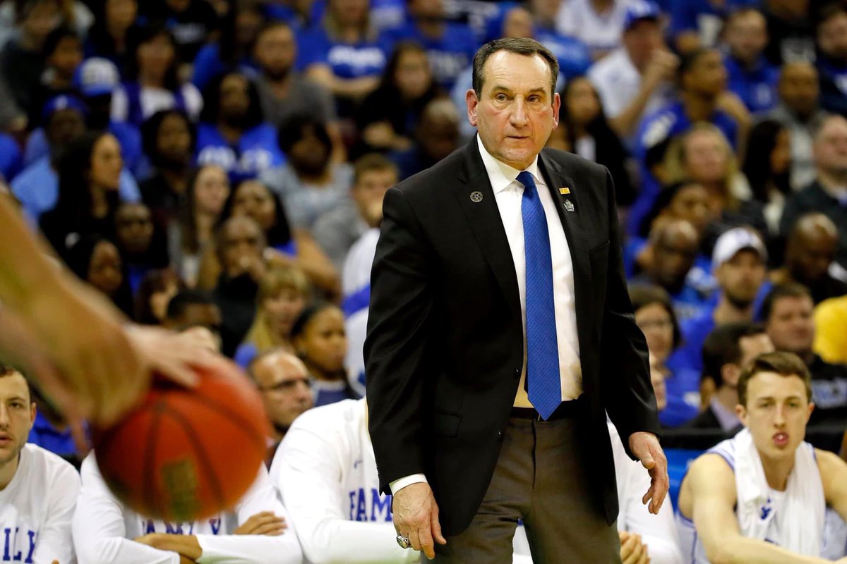 The value of body language— 'People speak to me all day long. Most of the time they're not using their voice.” -Coach K