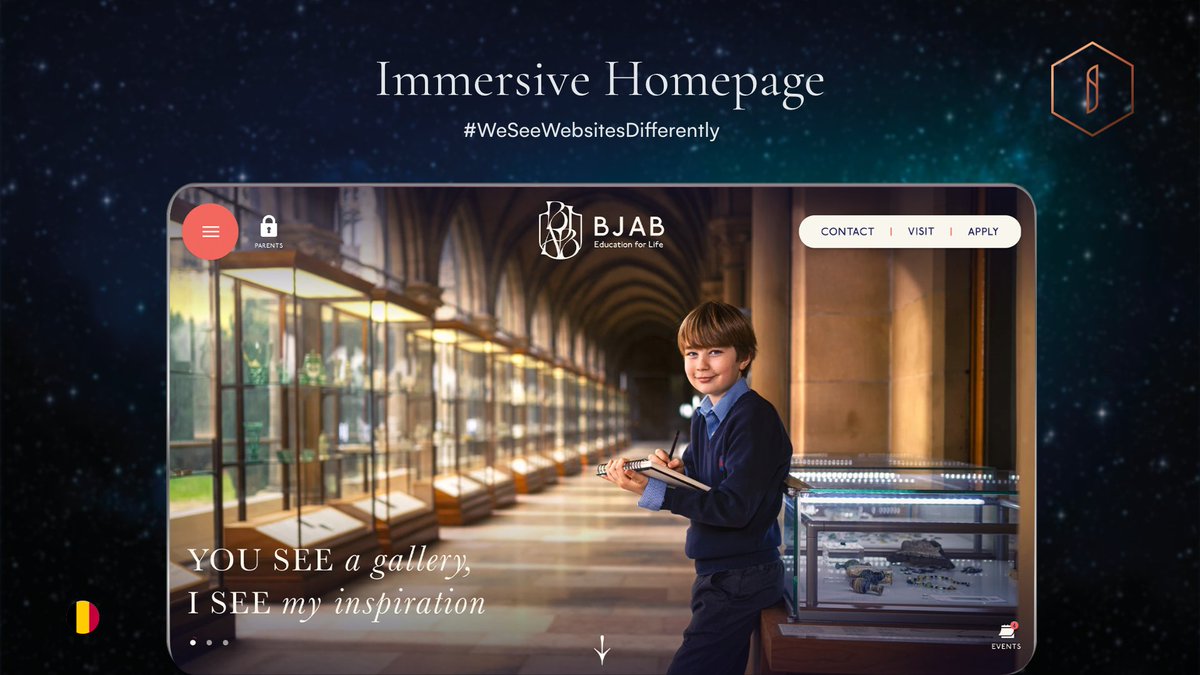 Interactive Schools (@intschools) on Twitter photo A beautiful #SchoolWebsite homepage WOW for <a href="/BJABrussels/">The British Junior Academy of Brussels</a>. This is how #WeSeeWebsitesDifferently💡
More Inspiring Work >> schoolbyt.es/3vxc5oR <<
🇧🇪 #BJABShowcase #ISWebsites #ISShowcase A beautiful #SchoolWebsite homepage WOW for <a href="/BJABrussels/">The British Junior Academy of Brussels</a>. This is how #WeSeeWebsitesDifferently💡
More Inspiring Work >> schoolbyt.es/3vxc5oR <<
🇧🇪 #BJABShowcase #ISWebsites #ISShowcase