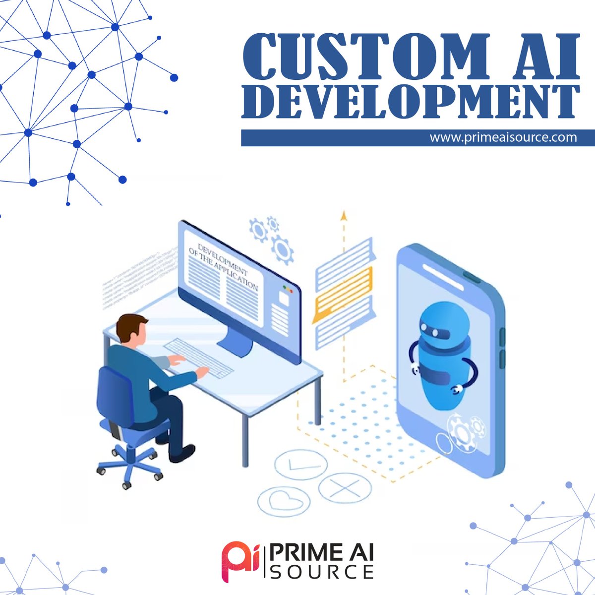PrimeAISource's tweet image. Transform your business with custom AI development solutions ✨ Our talented team of AI experts will craft innovative and tailored AI solutions that automate processes, improve efficiency, and unlock new opportunities.
.
.
#customaidevelopment #primeaisource #automation