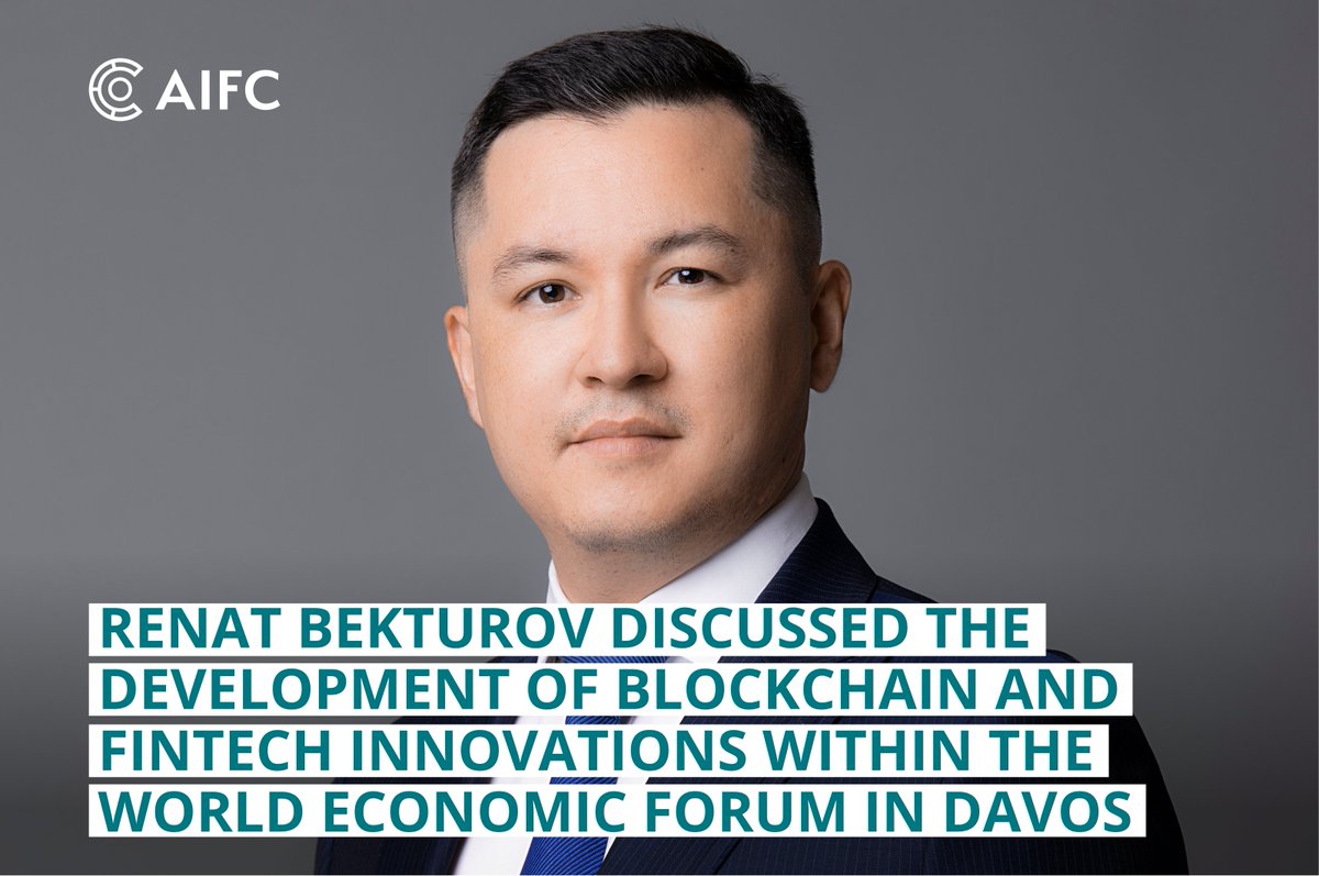 Within the World Economic Forum in Davos, the AIFC Governor highlighted blockchain and fintech innovations, detailing AIFC's strides in digital assets and crypto-banking integration. Read more: linkedin.com/feed/update/ur…