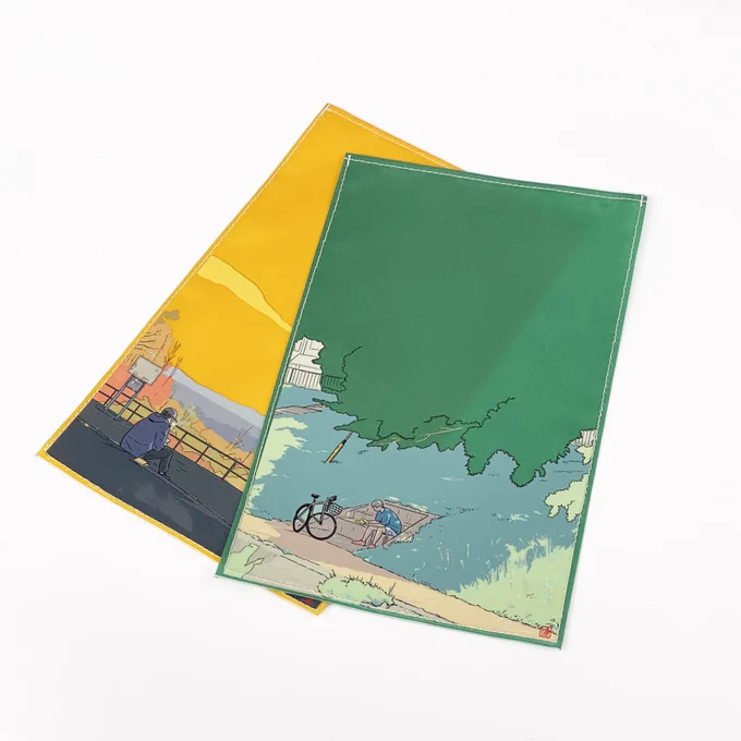 『Season's Readings BOOK COVER』書店での展示ということもあり41世紀倉橋くん(とオリジナルブックカバーを作りました。2種類お好みで京都蔦屋書店展示場所にて明日19日から販売されます 