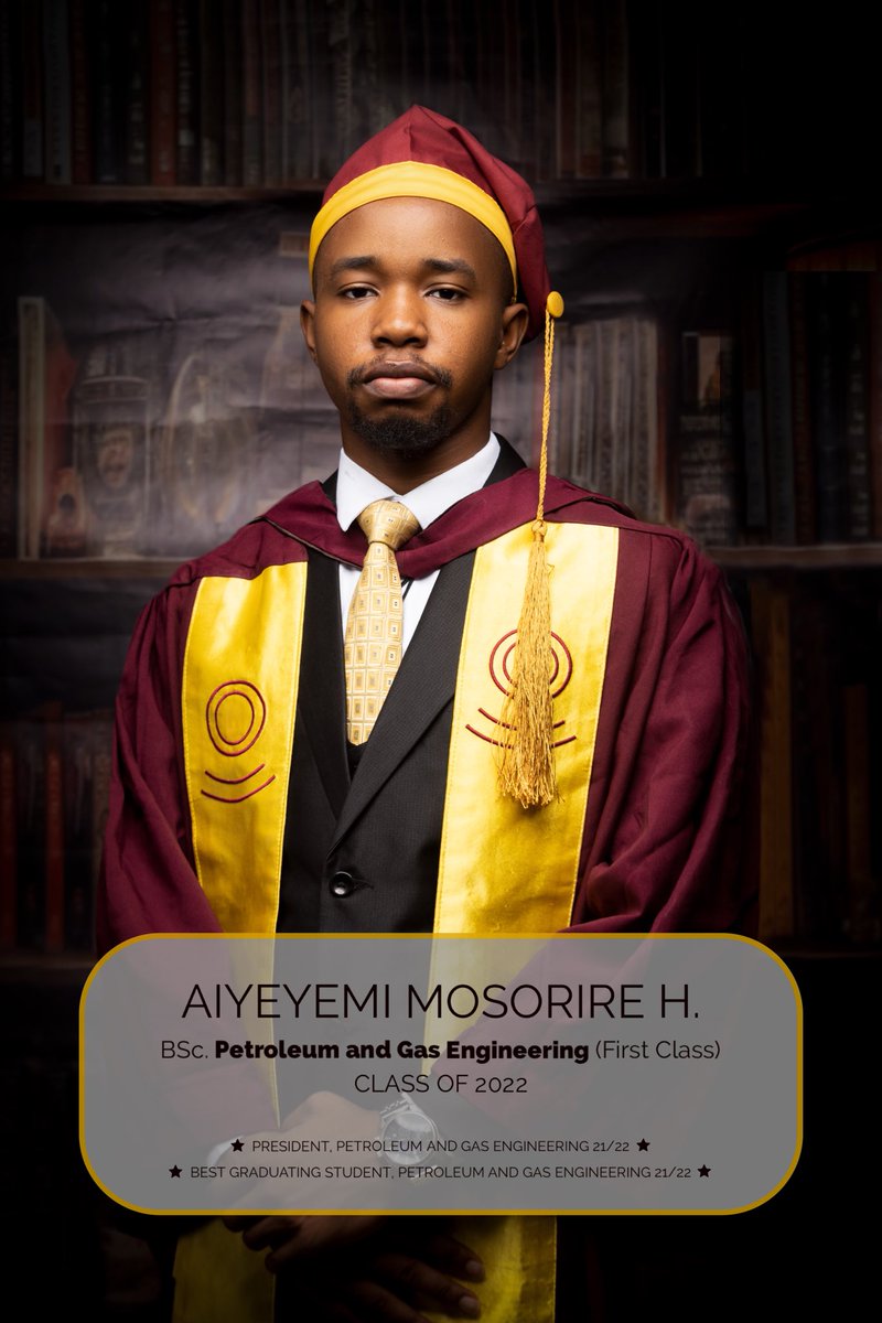 mosorire__'s tweet photo. 📌Best Graduating Student, Petroleum and Gas Engineering

📌President, Petroleum and Gas Engineering

📌5 internships (oil and gas, renewables, finance and policy)

📌2 works experiences (local and international)

📌Convened the largest student-led energy conference in Africa
1/2 https://t.co/MUNKZIecpC