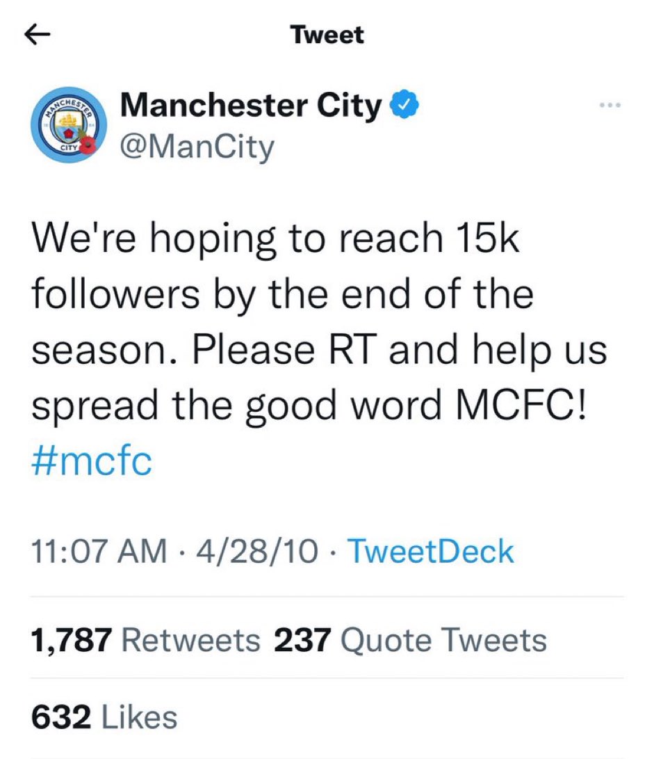 Man City before Oil Money. 😭