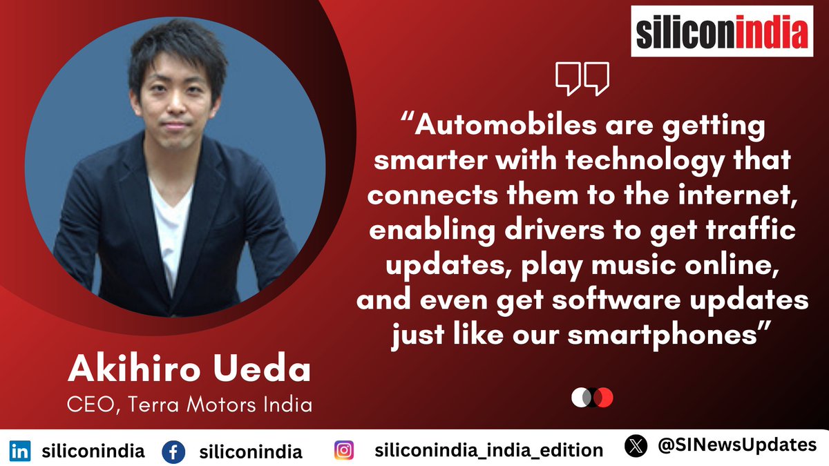 SINewsUpdates's tweet image. Automobile Sector in India - Current Trends, Tech Advancements &amp;amp; Future Predictions

Read more: qrcd.org/4FDg

Akihiro Ueda, CEO, @motors_terra

#TechAdvancements #automobilesector #electricvehicles #automobileindustry #managementsystems #advancedtechnologies