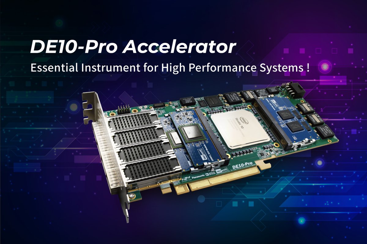 Terasic Inc. (@terasic_fpga) on Twitter photo Exclusive offer for DE10-Pro Accelerator users!
Now you can purchase at de10-pro.terasic.com or contact sales@terasic.com to receive a 20% off discount for your DE10-Pro purchase!
Sign up now as there are only 100 units of DE10-Pro card available for this promotion. Exclusive offer for DE10-Pro Accelerator users!
Now you can purchase at de10-pro.terasic.com or contact sales@terasic.com to receive a 20% off discount for your DE10-Pro purchase!
Sign up now as there are only 100 units of DE10-Pro card available for this promotion.