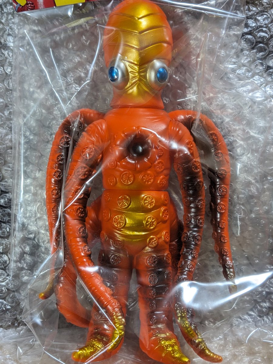 ブルマァクさんの復刻怪獣ソフビシリーズ 『大ダコ怪獣 タガール』（新