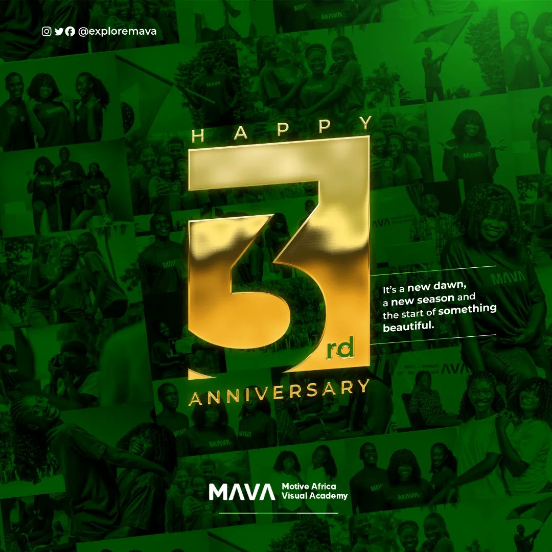 exploremava's tweet photo. It is a new dawn for us at MAVA. Happy 3rd anniversary to us. Many more years of impact.
#exploreMAVA #ourMAVA https://t.co/ZfOHkTXJHn