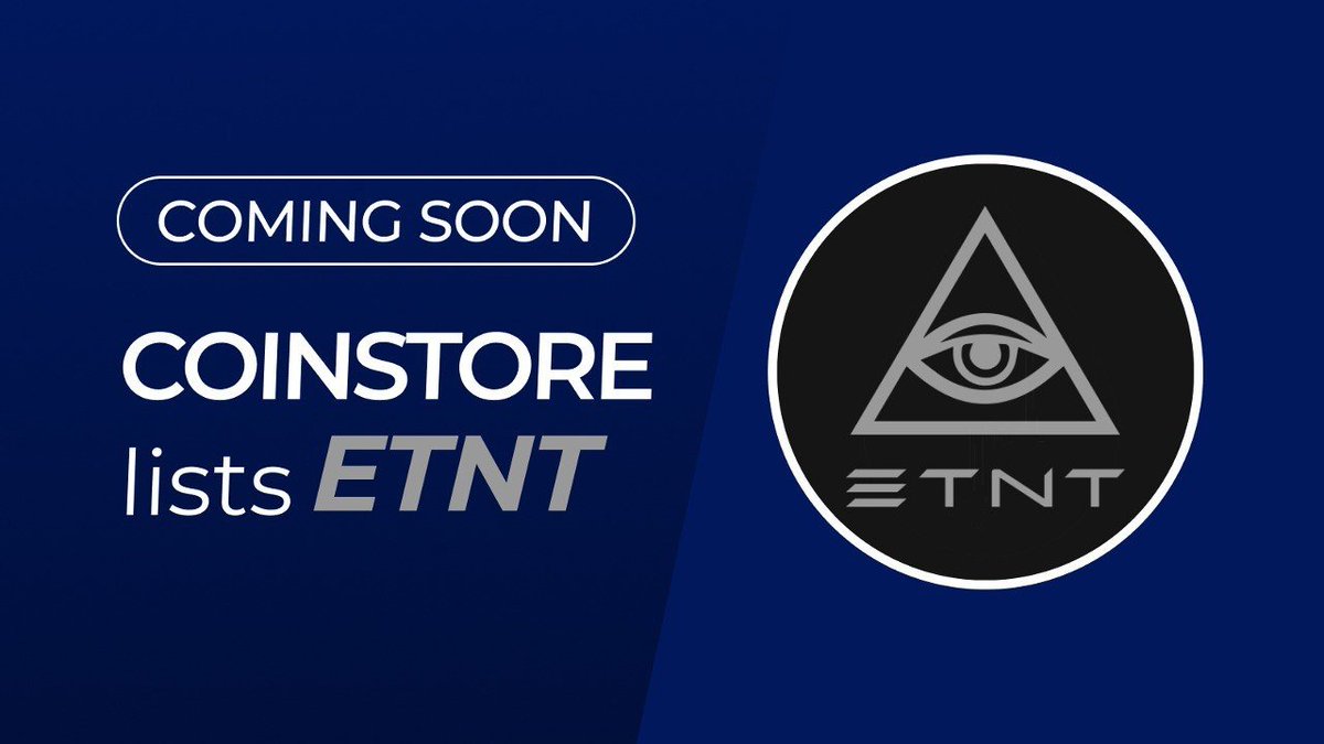 CoinstoreExc's tweet photo. 🔥 NEW LISTING ON COINSTORE 🔥

👏 Welcome: @etntpow $ETNT👏

Watch this space for more👇
🌎 Official website: https://t.co/aPocF8zwhf
👩‍👧‍👦Official Telegram: https://t.co/xfeioctrQu https://t.co/P2vd3F0e09