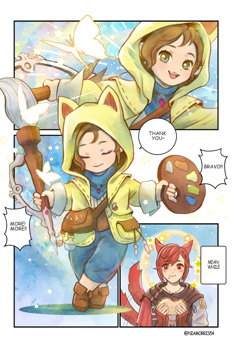 That scene in the Dawntrail trailer😭✨

#FFXIV #FFXIVART