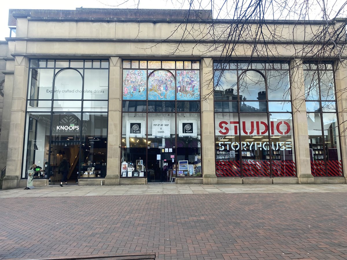 Artpop  @ 35Northgate  looking great, especially now the neighbouring places are occupied

Place for Arts Chester is helping in our small way to 
Keeping your High Streets open

Shop is open Friday to Sunday in Jan

#LedbyArtists