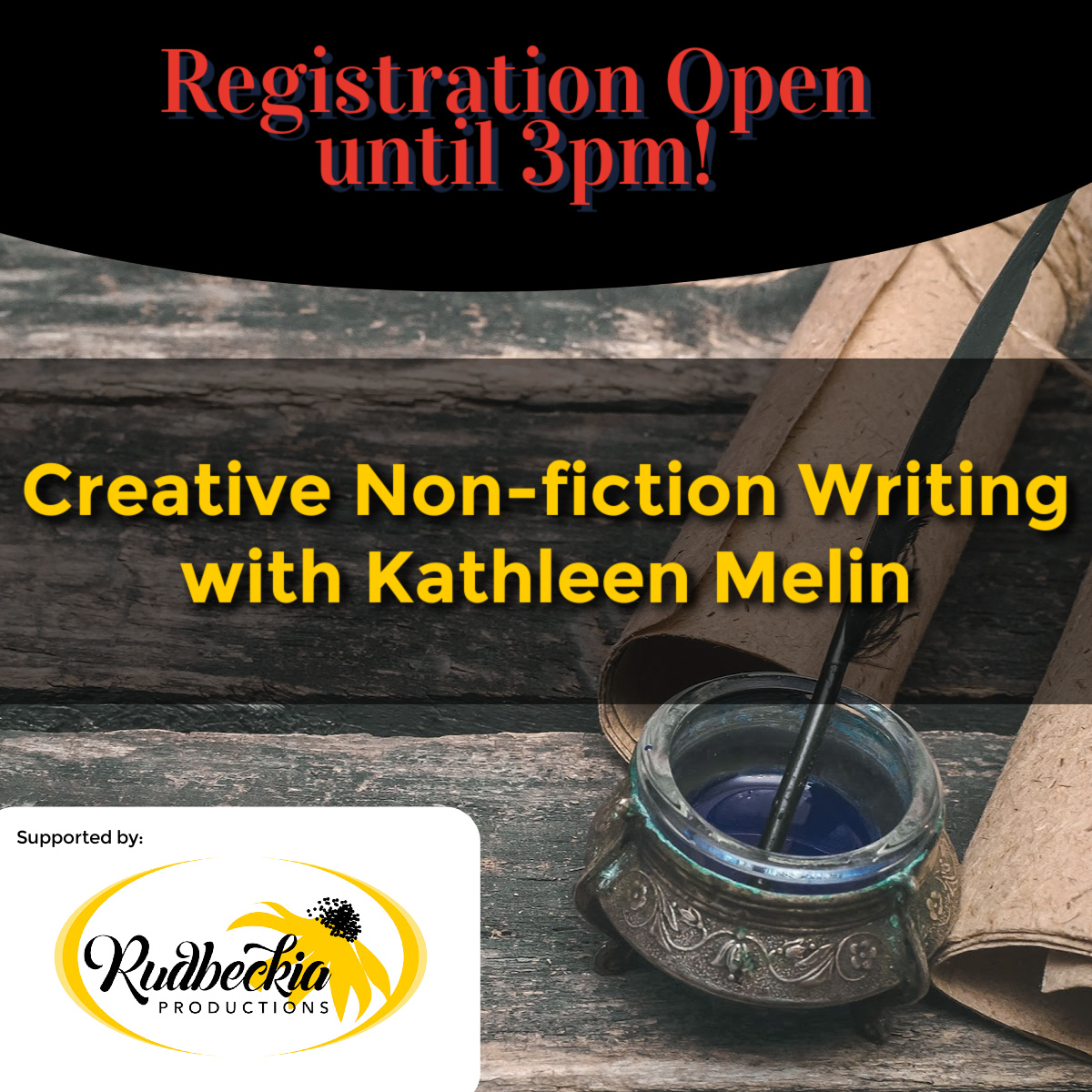 RudbeckiaProd's tweet photo. ➡ TONIGHT IS THE NIGHT! Register by 3pm CT to secure your seat today-visit https://t.co/JZ8NrBdIQ6 

#memoirwriters #minnesotaauthor #mnauthors #writerscommunity #kathleenmelin #indieauthor
#writers and #indieauthors https://t.co/l54Chk0ZNc