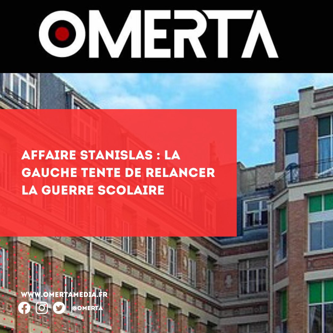Omerta_officiel's tweet photo. En suspendant le versement de ses subventions à l’établissement Stanislas, la mairie de Paris tente de fissurer le consensus relatif à l’enseignement libre existant depuis le début de la Ve République. Cette approche respectueuse des libertés n’a en fait jamais été acceptée par la gauche française.

ARTICLE À LIRE 🗞️
👉https://t.co/Eii0p9f94g

#OMERTA #MEDIA #ACTUALITE #POLITIQUE #FRANCE #ECOLE #MAIRIE #PARIS #STANISLAS #STANISLASGATE #EMMANUELMACRON