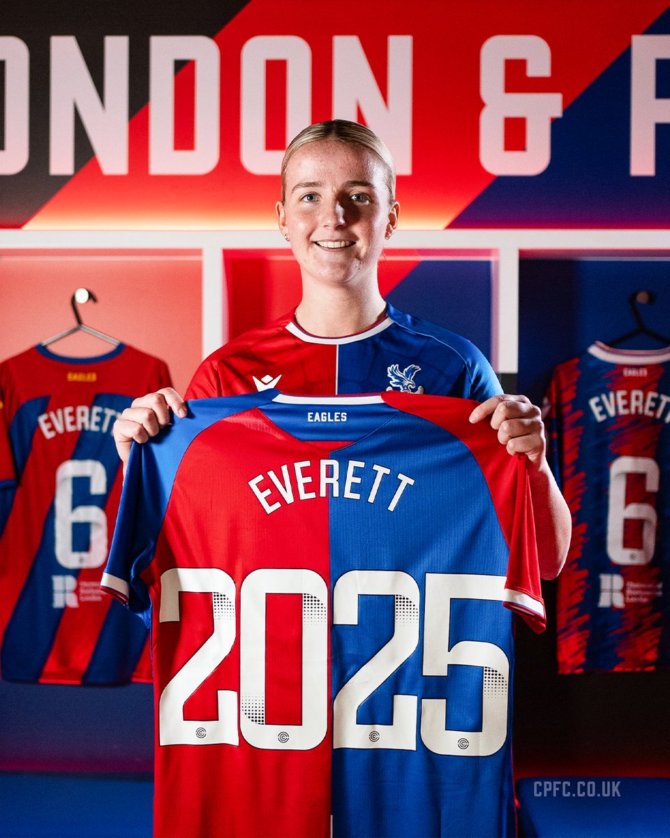 We are giving away @Aimee_Everett's signed '2025' shirt 🤩 Follow us and hit the repost button to be in with a chance of winning 🤞 #CPFC