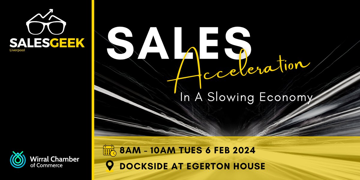 #SALESCLUB IS BACK FOR 2024 ⏰ 8am - 10am 📅 Tues 6 Feb Join us with @SalesGeekUK to learn the importance of prioritising your time on the right #sales activities. Book here: wirralchamber.co.uk/event/sales-ac…