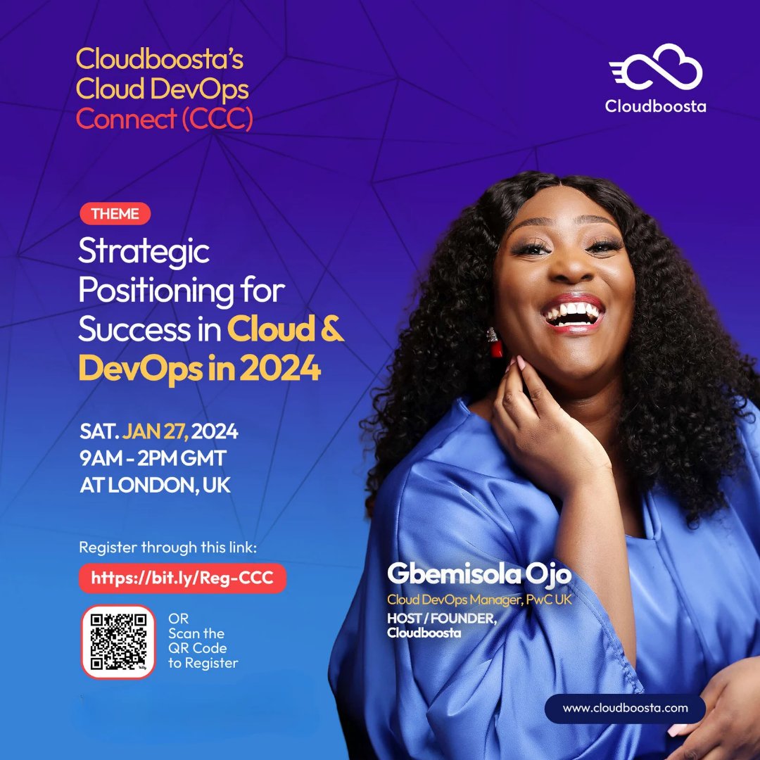 cloudboosta's tweet photo. Exciting News!!!
Join us for Cloudboosta's inaugural Cloud DevOps Connect event in London next Saturday!
Tickets - https://t.co/mLKZu5Y4yP https://t.co/JYhYgmM9YK