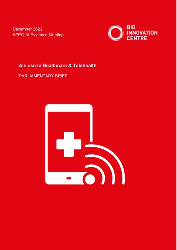 The APPG AI Report on AIs use in Healthcare & Telehealth is now LIVE! Discover what our expert speakers think about how AI can revolutionise healthcare and telehealth. View the report here! bit.ly/424LH1R or alternatively download the Pavilion app!