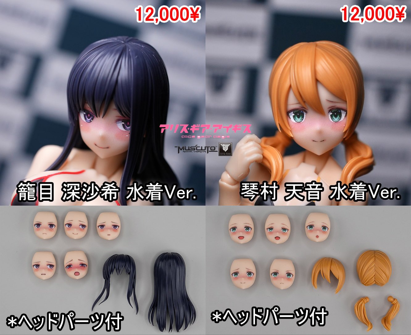 籠目 深沙希 改造SET 「アリス・ギア・アイギス」 メガミ