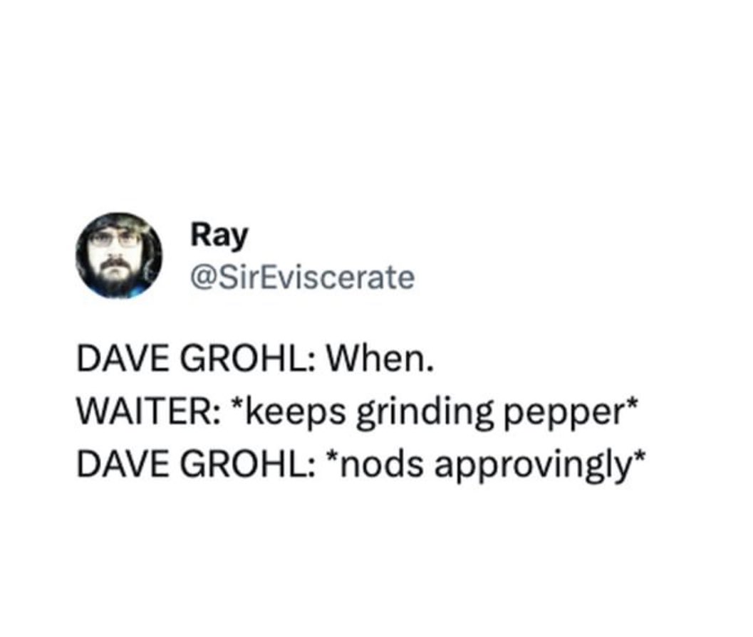 JimmyAdams's tweet image. Brilliant.
#DaveGrohl #FooFighters