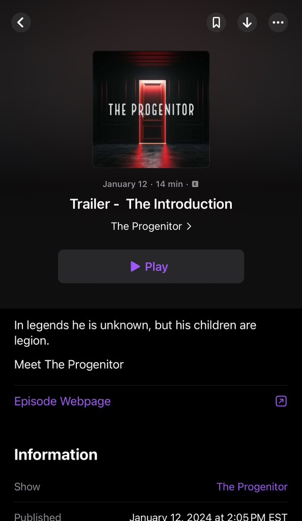 The Progenitor tweet media