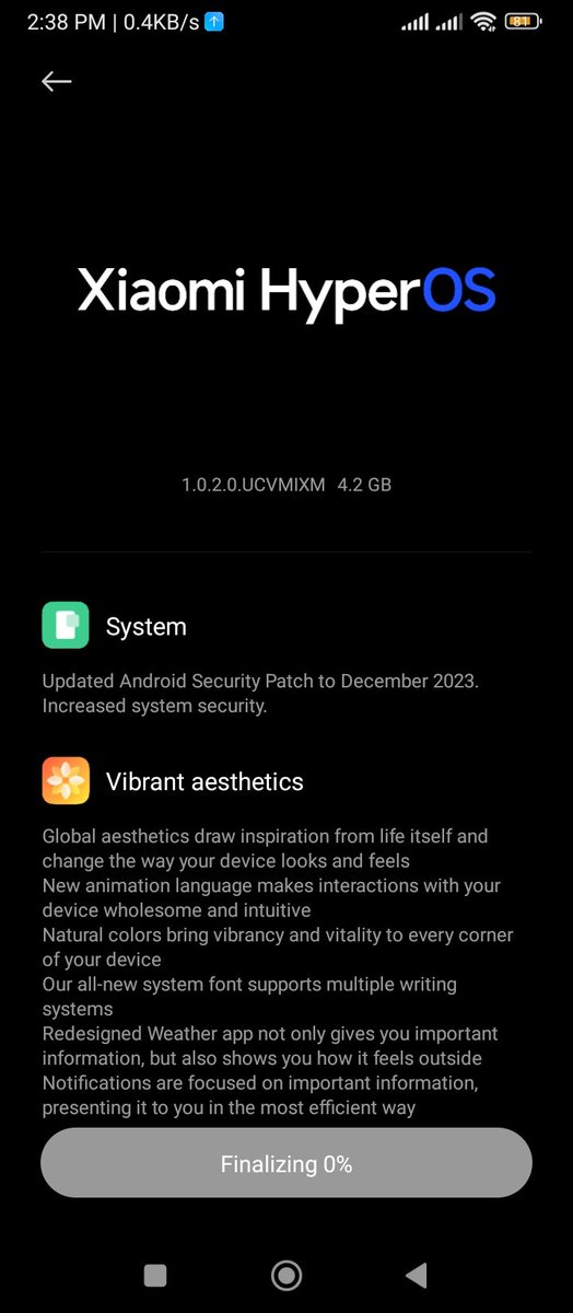 kaviranga's tweet image. ඒ අමාරුවත් හරි 😀 ,

#miui වලින් #hyperos වලට ආවා🤓 !!!