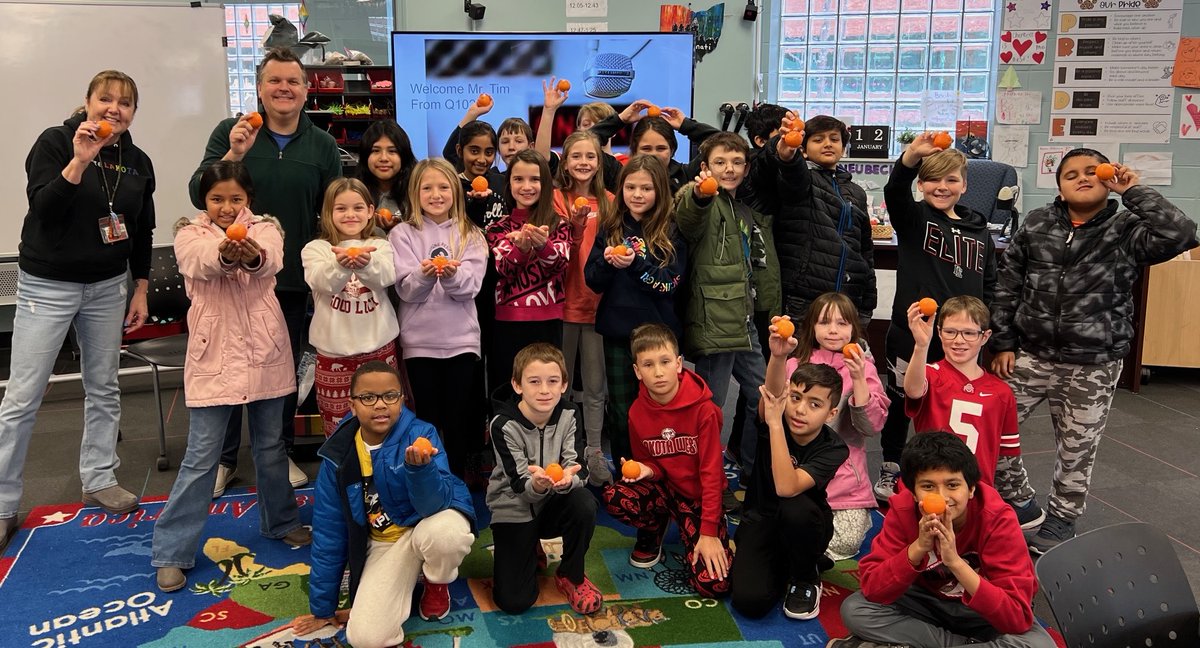 2024 Goals with <a href="/cheetahstweet/">Cherokee Elementary</a>'s 4th graders! Listen to #SnackTimeWithTim here: tinyurl.com/59tfm8tn