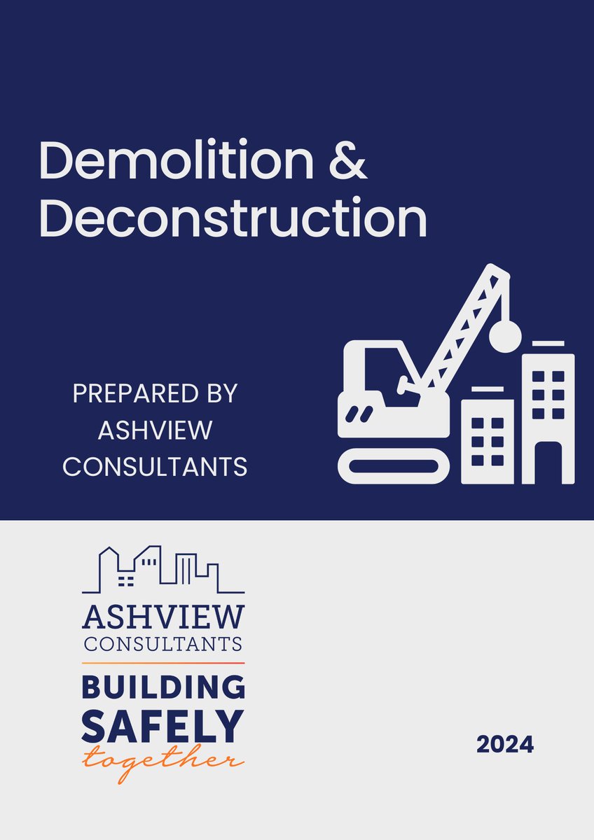 AshviewOffice's tweet photo. Case Study: Demolition &amp; Deconstruction. 
Explore the dynamics of modernizing city spaces through the lens of demolition. From hazard considerations and decommissioning to meticulous planning and control measures. Check it out now! 👀
https://t.co/EoGYKgwIs0 https://t.co/DOMtZ2VxRi