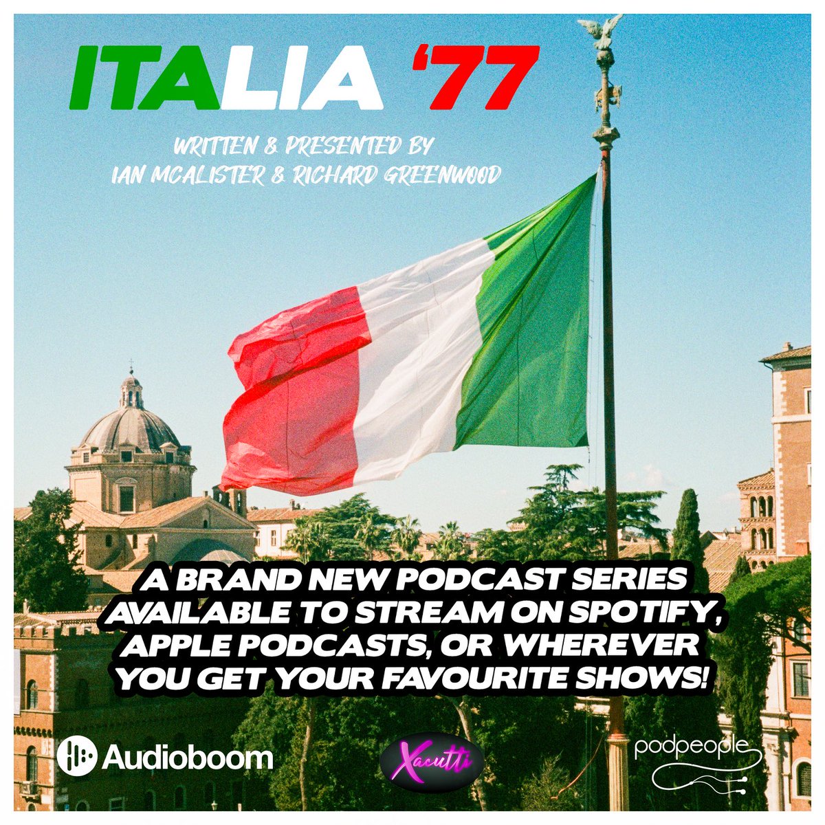 Do check this out if you have a moment. I had lots of fun (well, for most of the time!) co-producing this great podcast. Search ‘Italia 77’ wherever you get your pods, hit subscribe/follow and the trailer will be right with you followed by all episodes very soon #italia77 enjoy!