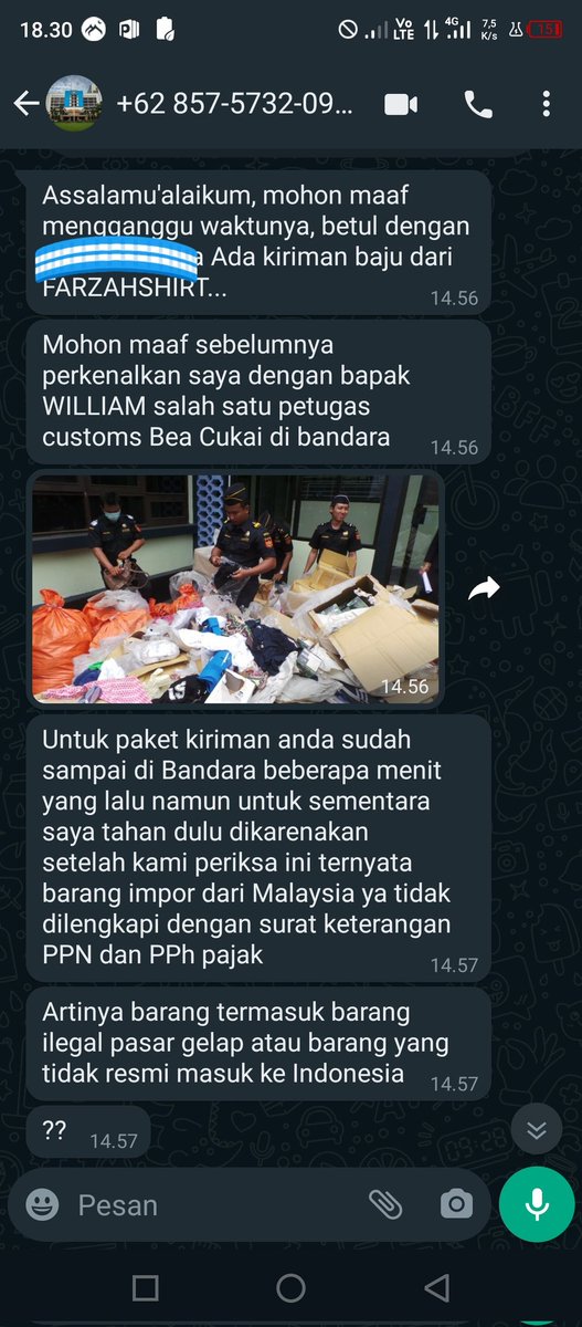 thatsmehhhh's tweet photo. Rasanya ditipu olshop asuu, sampe belaga jadi orang bea cukai wkwk dimintain NIP malah ga dibales lagi. DM ga di balas, chat wa juga ga dibales oasuu @farzahshopp https://t.co/84ujmlBaUH