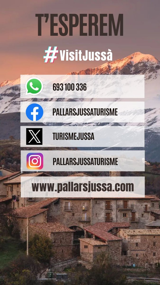 Ja som al cap de setmana dels barbuts 🧔‍♂️, al Jussà hi trobaràs esport , cultura , patrimoni i el diumenge l’aplec de sant Sebastià 🥘.Aquí a l'#AgendaJussà  trobaràs tot el què podreu fer aquests dies al Pallars Jussà... Gaudiu-ne!!📷#VisitJussà #PallarsJussà #QuèFer