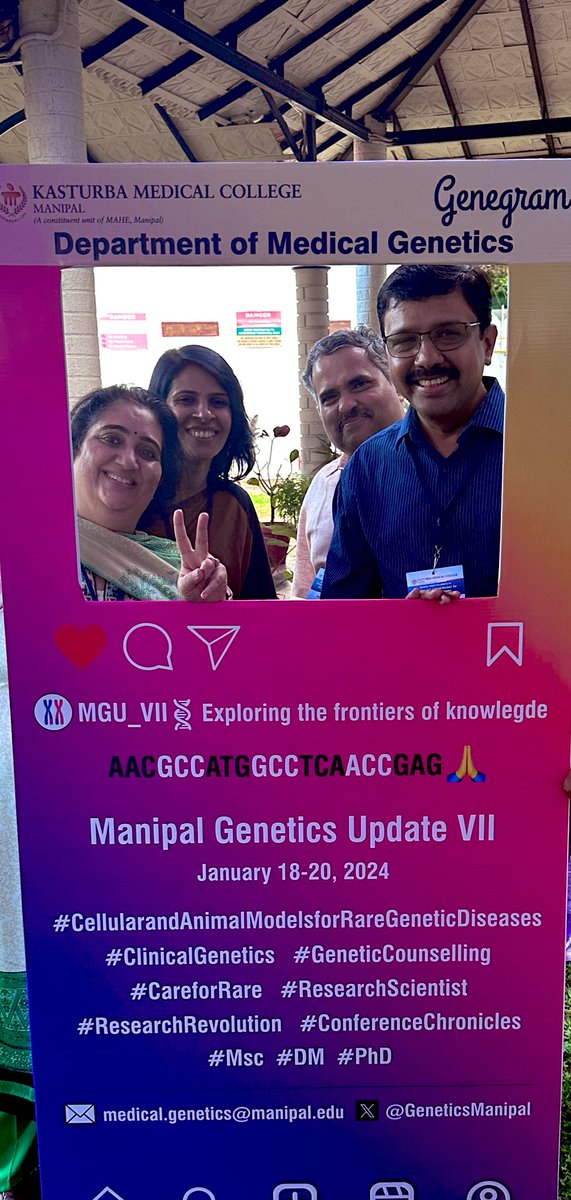 #MGU7 
Reunion
<a href="/AnjuShukla21/">Anju</a> <a href="/AshwinDalal9/">Ashwin Dalal</a> Dr. Sheetal Sharda and Dr. S J Patel