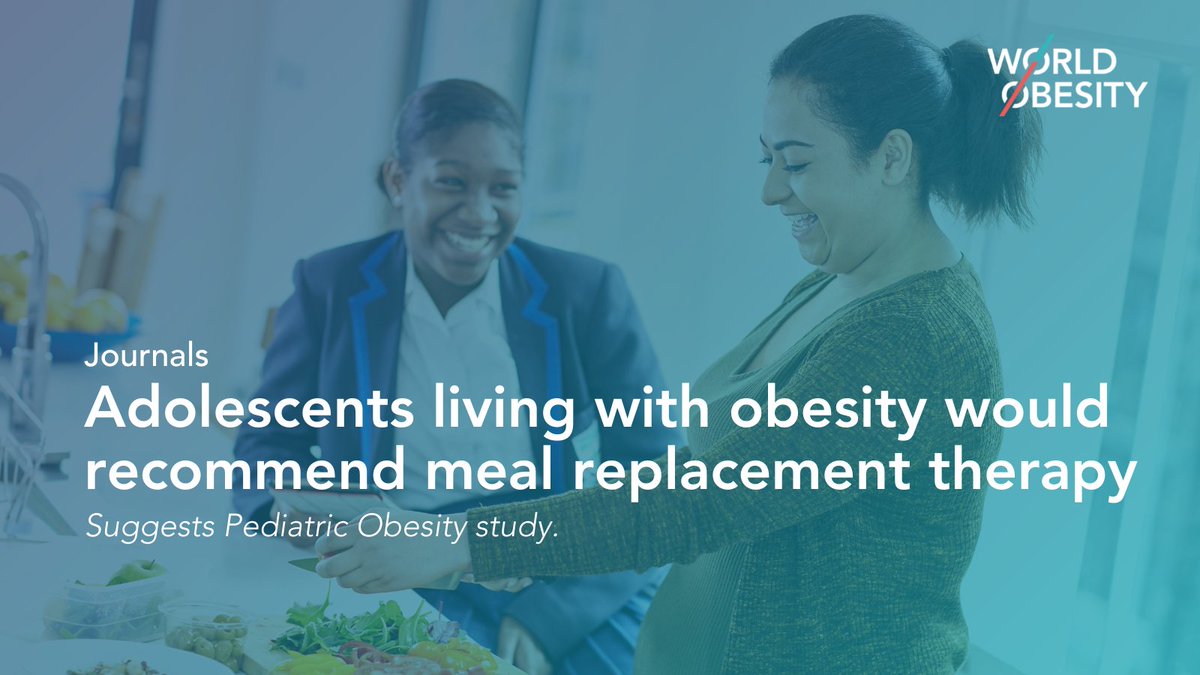 The experiences of adolescents living with severe obesity participating in #MRT were explored in a recent study. The overall conclusions indicate that adolescents would recommend MRT to other teenagers who carry extra weight. ➡️ Find out more: worldobesity.org/news/adolescen…