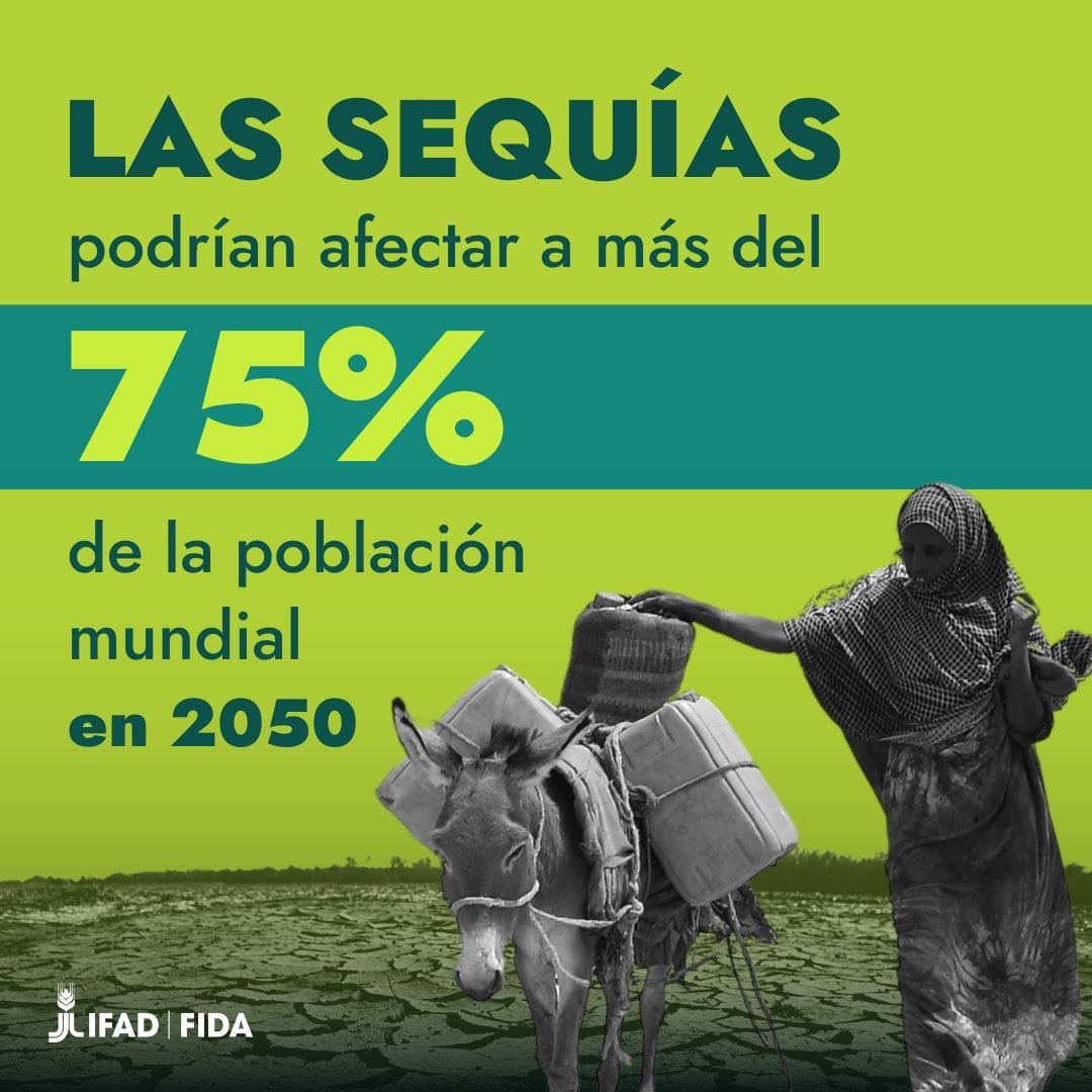#CambioClimático está devastando la tierra en la que tantos hombres y mujeres producen los alimentos que necesitan para alimentar a sus comunidades y a sus países. 🌱