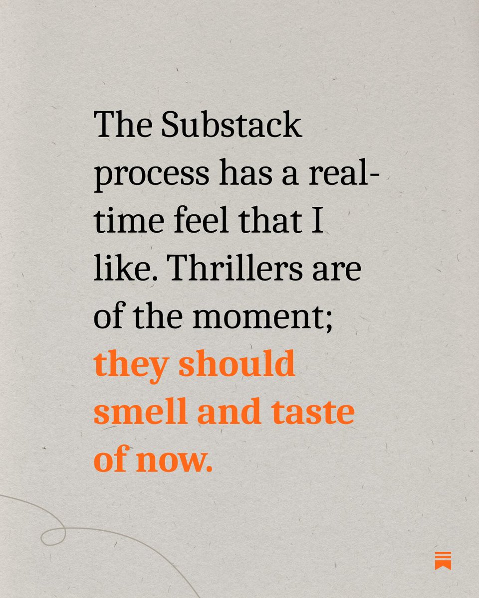 Killing Eve’s resurrection: Author Luke Jennings on why he decided to serialize his new novel on Substack on.substack.com/p/luke-jenning…
