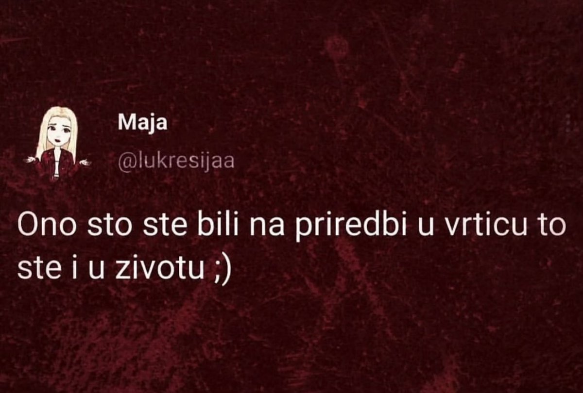 fatalnaopsesija's tweet photo. Не одев во градинка…
Ама на први април во забавиште бев единствено девојче супермен во соба полна принцези
Се важи? https://t.co/zRC05LoLFb